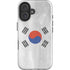 South Korean Flag Distressed iPhone 16 Plus Impact Case