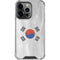 South Korean Flag Distressed iPhone 16 Pro Clear Case