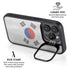 South Korean Flag Distressed iPhone 16 Pro Kickstand Case