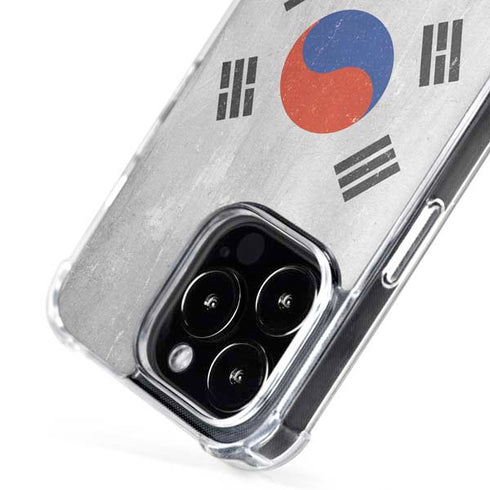 South Korean Flag Distressed iPhone 16 Pro MagSafe Case