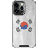 South Korean Flag Distressed iPhone 16 Pro Max Clear Case