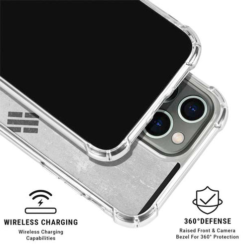 South Korean Flag Distressed iPhone 16 Pro Max Clear Case