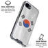 South Korean Flag Distressed iPhone 16e Clear Case
