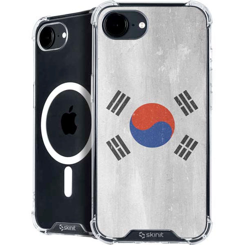 South Korean Flag Distressed iPhone 16e MagSafe Case