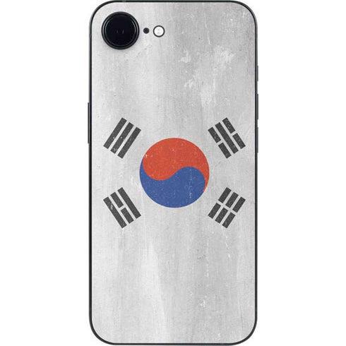 South Korean Flag Distressed iPhone 16e Skin