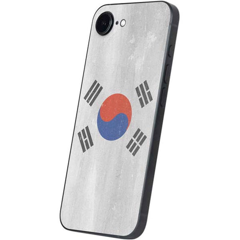 South Korean Flag Distressed iPhone 16e Skin
