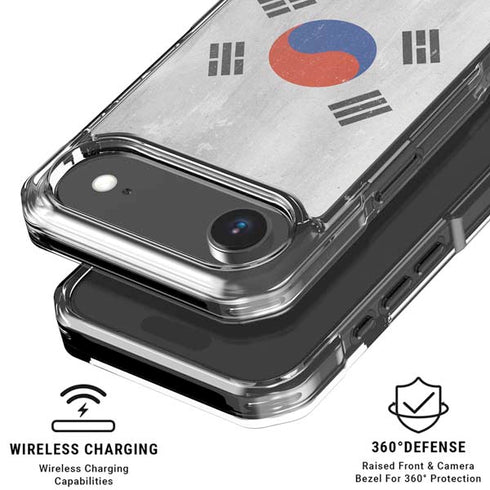 South Korean Flag Distressed iPhone 17 Air MagSafe Case