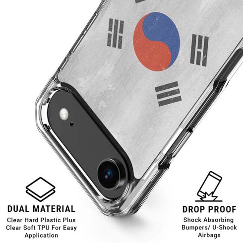 South Korean Flag Distressed iPhone 17 Air MagSafe Case