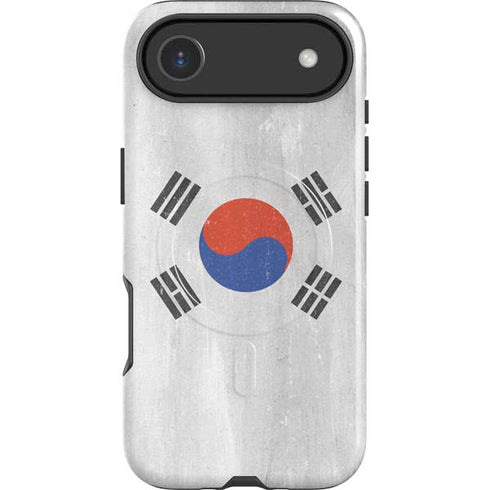 South Korean Flag Distressed iPhone 17 Air Magsafe Impact Case