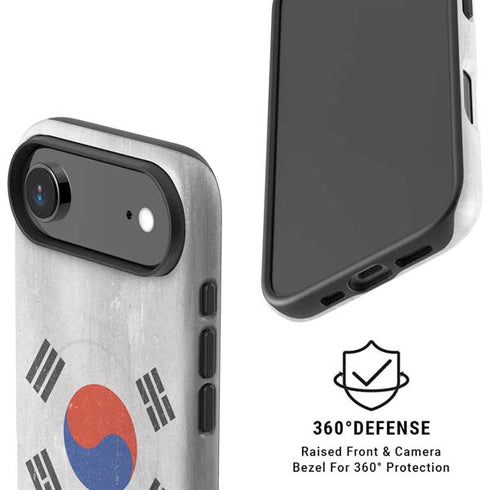 South Korean Flag Distressed iPhone 17 Air Magsafe Impact Case