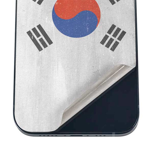 South Korean Flag Distressed iPhone 17 Pro Max Skin