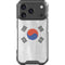 South Korean Flag Distressed iPhone 18 Pro Clear Case