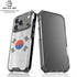South Korean Flag Distressed iPhone 18 Pro Clear Case