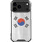 South Korean Flag Distressed iPhone 18 Pro Max Clear Case