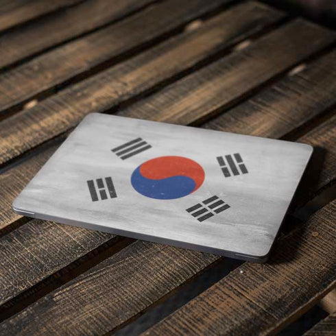 South Korean Flag Distressed Apple MacBook Air Skin