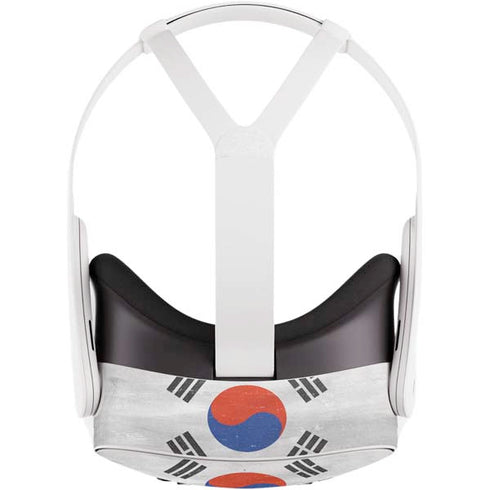 South Korean Flag Distressed Meta Quest 3S Skin