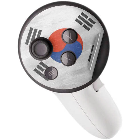 South Korean Flag Distressed Meta Quest 3S Skin