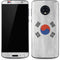 South Korean Flag Distressed Moto G6 Skin