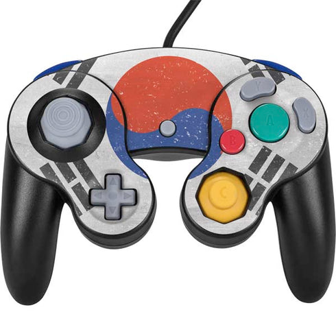 South Korean Flag Distressed Nintendo Skins