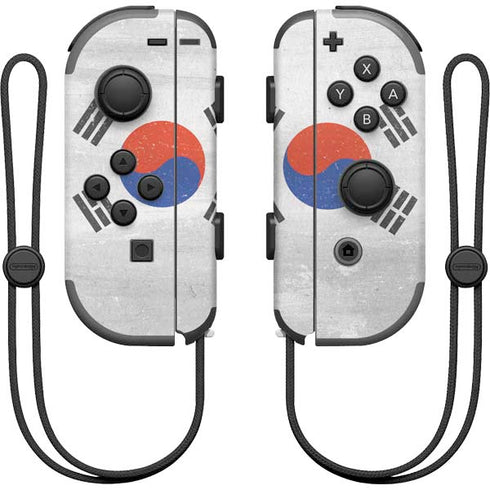 South Korean Flag Distressed Nintendo Skins