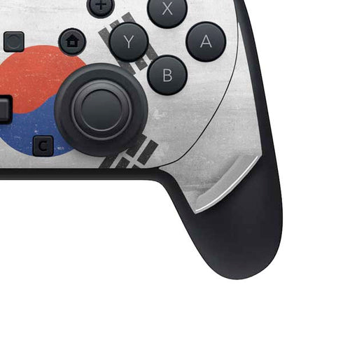 South Korean Flag Distressed Nintendo Switch 2 (2025) Pro Controller Skin
