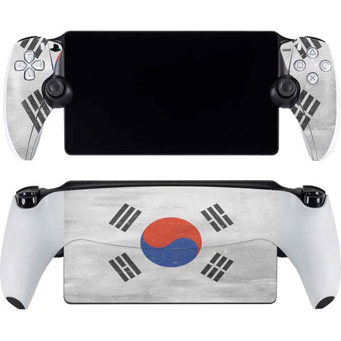 South Korean Flag Distressed PlayStation Portal Remote Player Skin