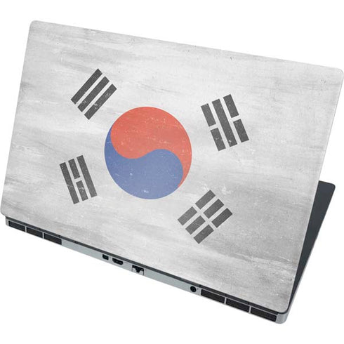 South Korean Flag Distressed Dell Precision Skin