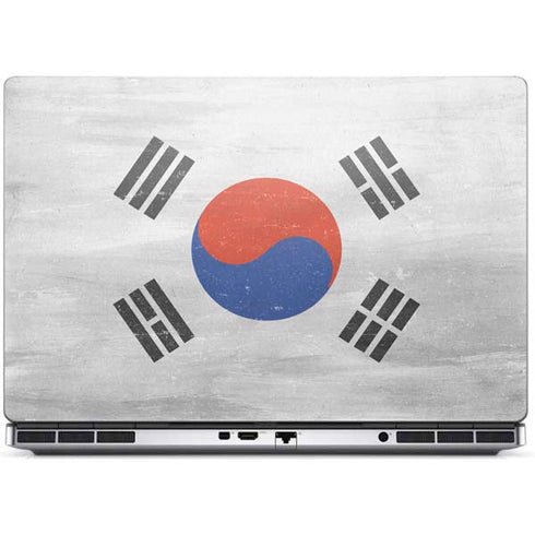 South Korean Flag Distressed Dell Precision Skin