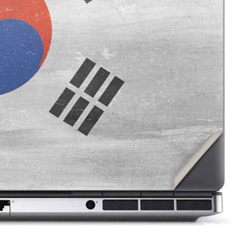 South Korean Flag Distressed Dell Precision Skin
