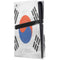 South Korean Flag Distressed PS5 Pro Disk Console Skin