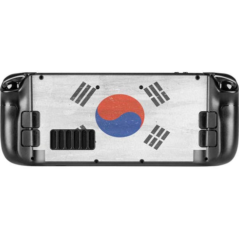 South Korean Flag Distressed Steam Deck Handheld Gaming Computer Skin