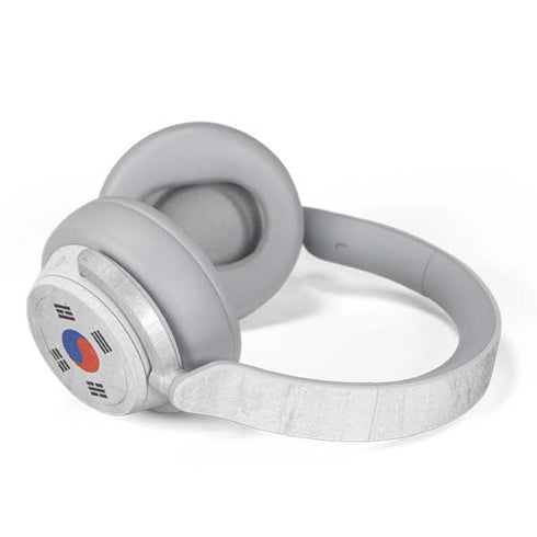 South Korean Flag Distressed Surface Headphones Skin