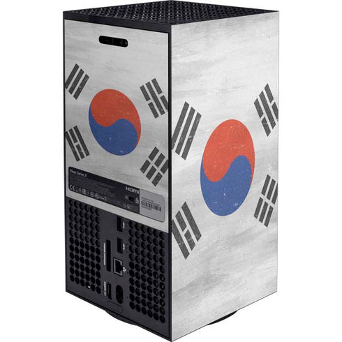 South Korean Flag Distressed XBox Series X Digital Edition Bundle Skin