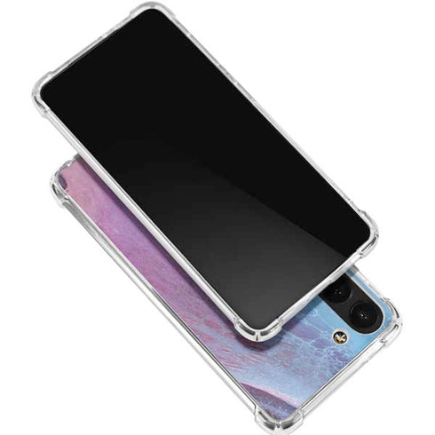Space Marble Galaxy S24 FE Clear Case
