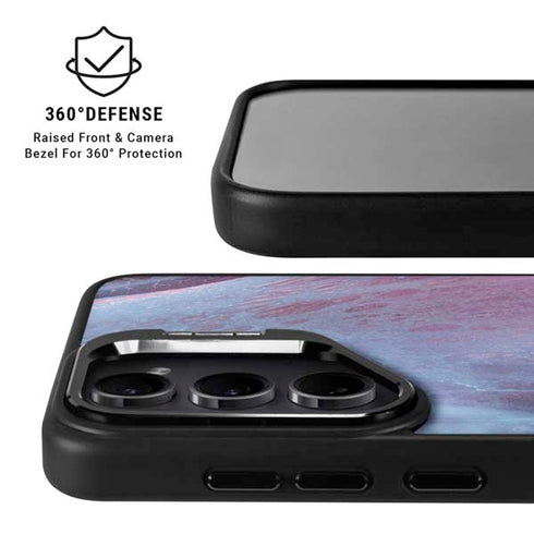 Space Marble Galaxy S25 Kickstand Case