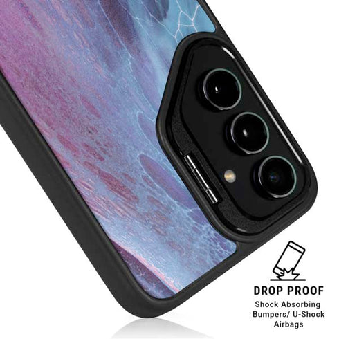 Space Marble Galaxy S25 Kickstand Case