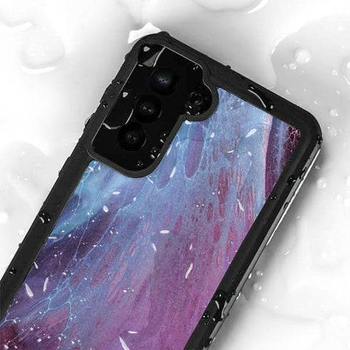 Space Marble Galaxy S24 Plus Waterproof Case