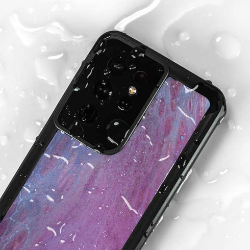 Space Marble Galaxy S24 Ultra Waterproof Case