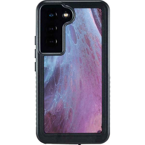 Space Marble Galaxy S24 Waterproof Case