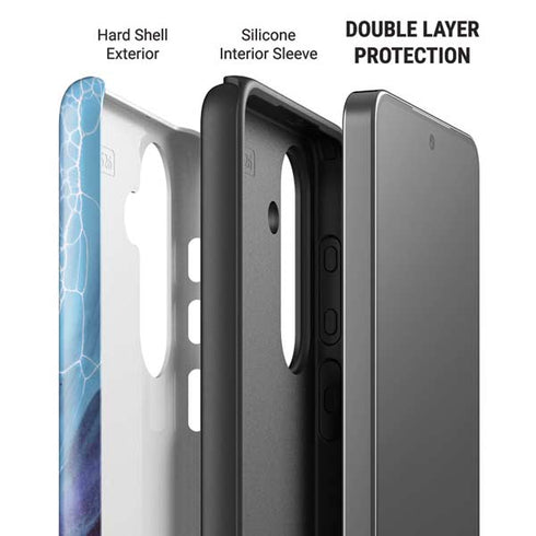 Space Marble Galaxy S26 Impact Case