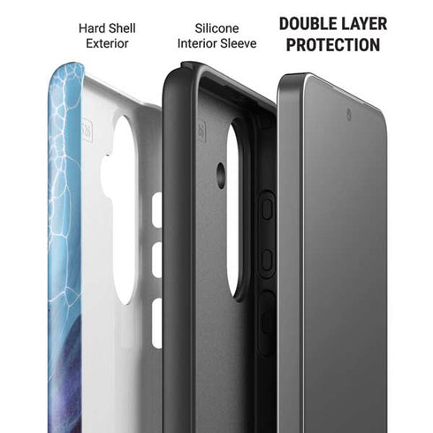 Space Marble Galaxy S26 Plus Impact Case