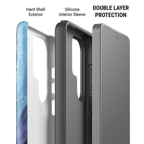 Space Marble Galaxy S26 Ultra Impact Case