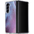 Space Marble Galaxy Z Fold5 5G Clear Case