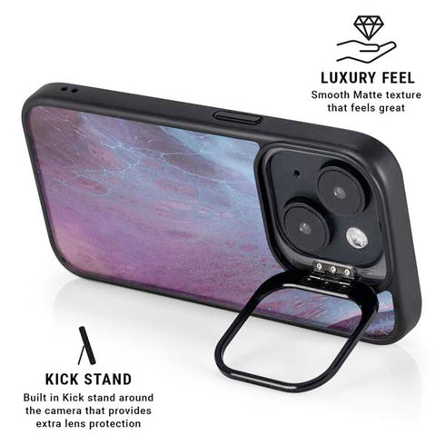 Space Marble iPhone 14 Kickstand Case