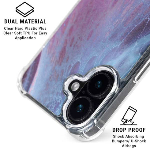 Space Marble iPhone 16 Clear Case
