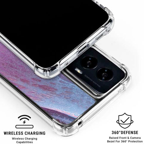 Space Marble Moto G Power 5G (2024) Clear Case