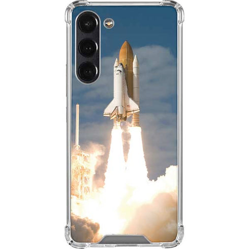 Space Shuttle Atlantis Liftoff Galaxy S24 FE Clear Case