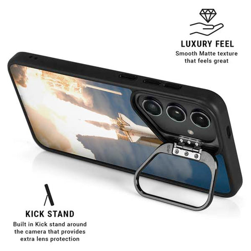 Space Shuttle Atlantis Liftoff Galaxy S24 Kickstand Case