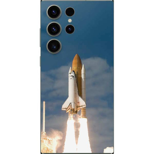 Space Shuttle Atlantis Liftoff Galaxy S25 Ultra Skin