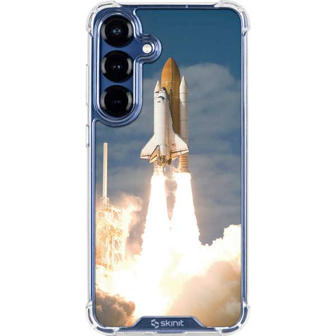 Space Shuttle Atlantis Liftoff Galaxy S25 Clear Case